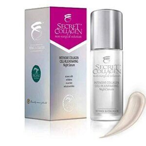 Secret Collagen Multivitamin E,A,C Hydration Night Moisturizer Retinal Collagen